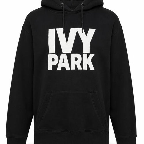Ivy Park Black Hoodie S Unisex Logo Graphic Print
