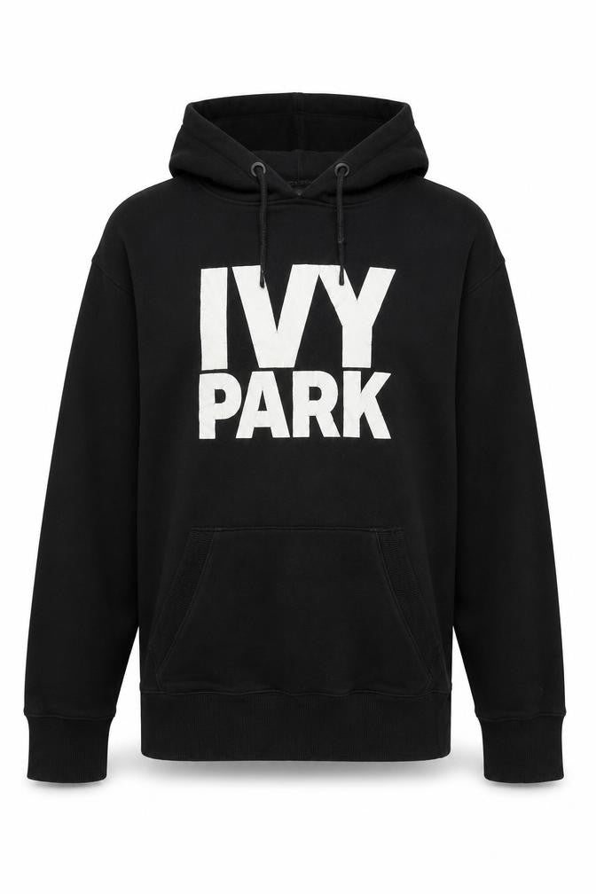 Ivy Park Black Hoodie S Unisex Logo Graphic Print