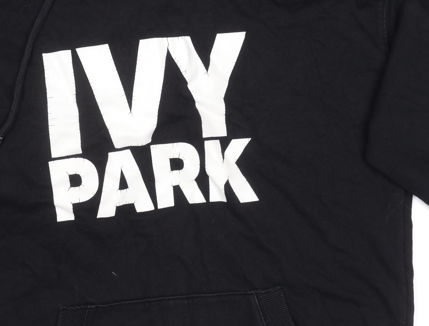 Ivy Park Black Hoodie S Unisex Logo Graphic Print