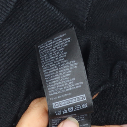 Ivy Park Black Hoodie S Unisex Logo Graphic Print