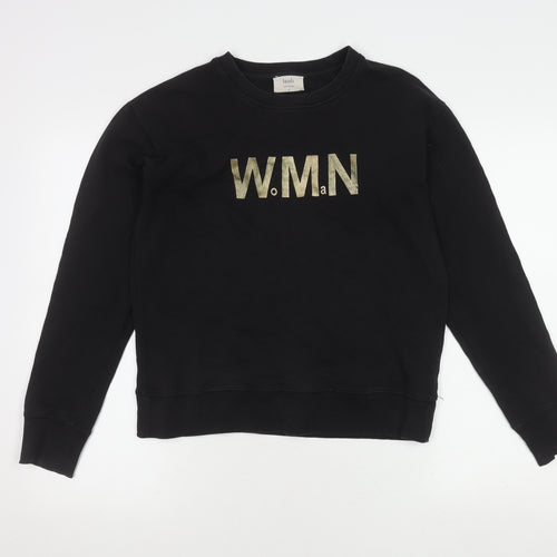 Hush Women's Black Pullover Sweatshirt XXS
