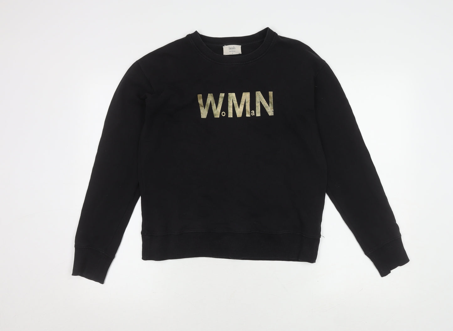 Hush Women's Black Pullover Sweatshirt XXS