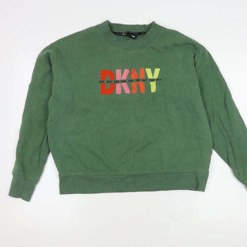 DKNY Jeans Women's Green Pullover Sweatshirt - S