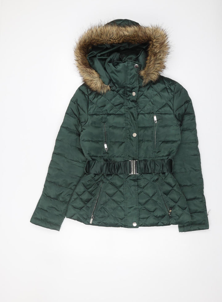 Laundry Shelli Segal Women's Green XS Puffer Jacket