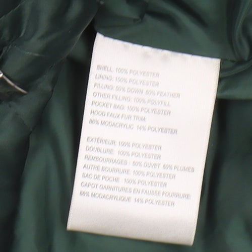 Laundry Shelli Segal Women's Green XS Puffer Jacket