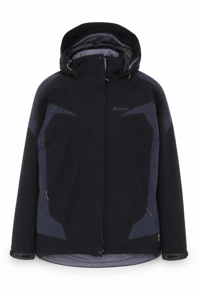 Sprayway Women's Black Parka Jacket Size 10