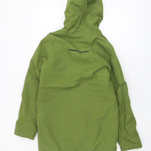 Regatta Boys Green Hooded Parka Coat, 11-12 Years, Winter