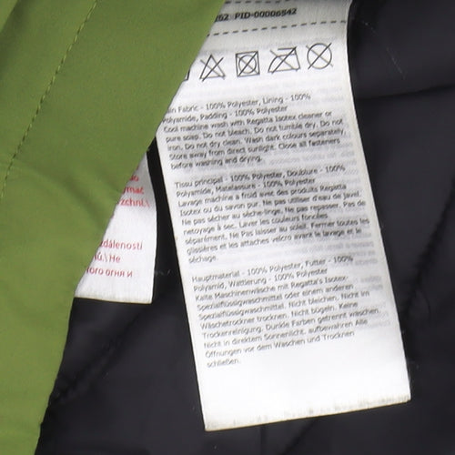 Regatta Boys Green Hooded Parka Coat, 11-12 Years, Winter