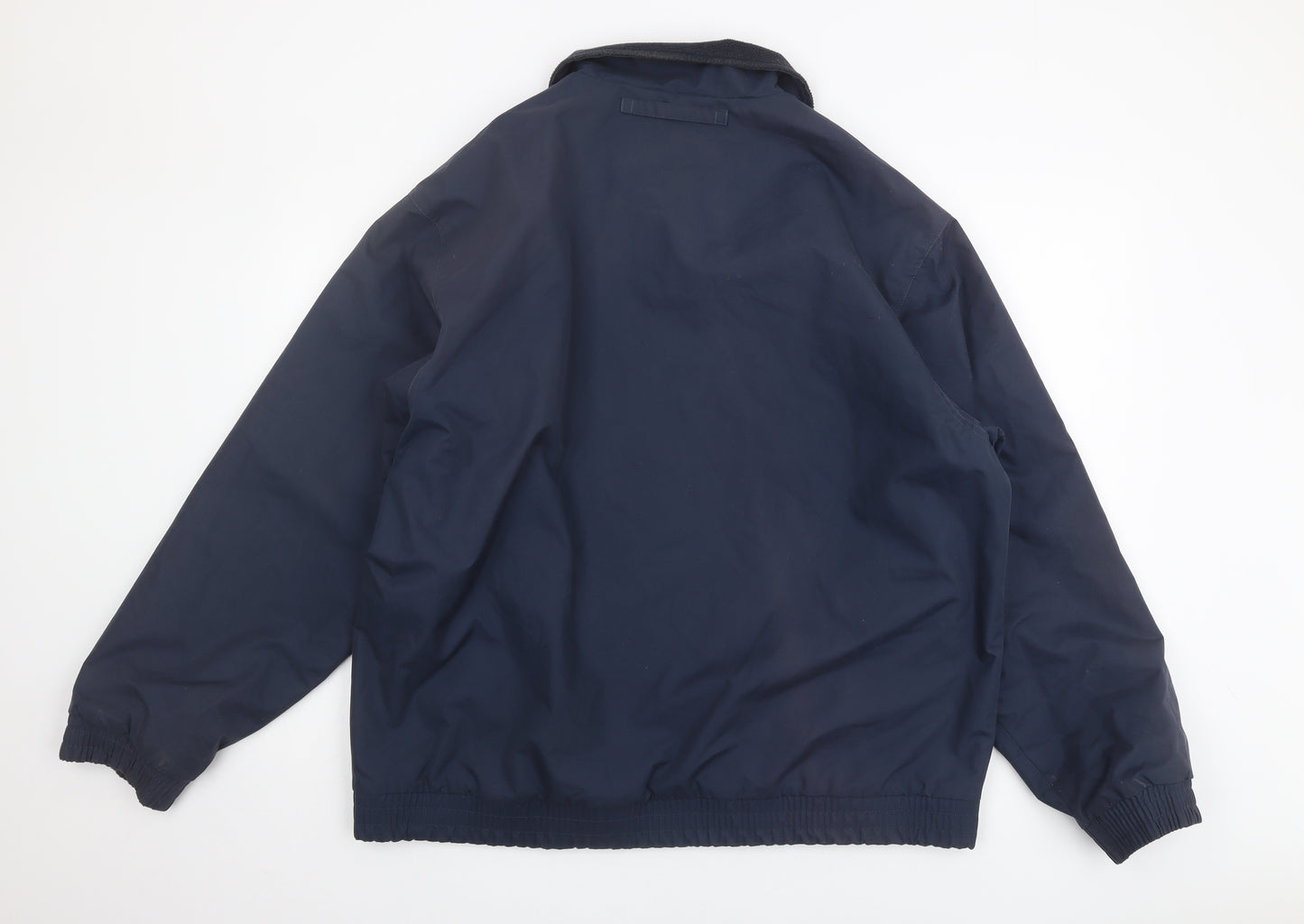Farah Men's Blue Full Zip Basic Jacket Size L
