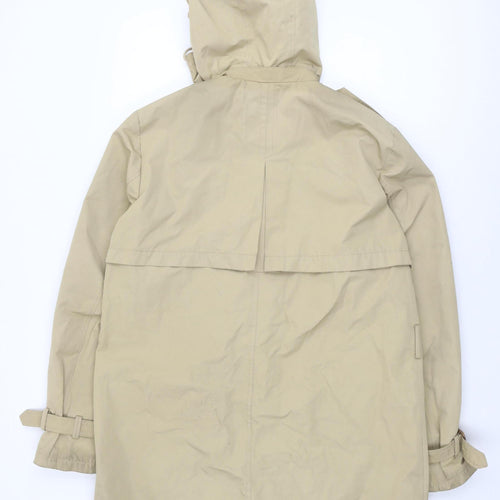 GAP Men's Beige Hooded Parka Jacket Size L