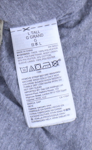 GAP Men's Beige Hooded Parka Jacket Size L