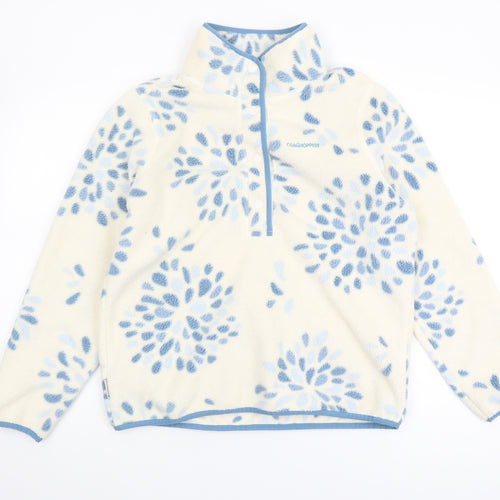 Craghoppers Women's Ivory Blue Pullover Sweatshirt M