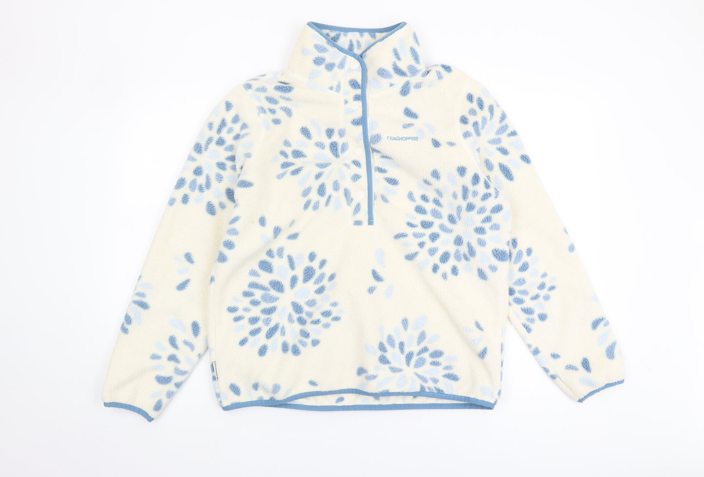 Craghoppers Women's Ivory Blue Pullover Sweatshirt M