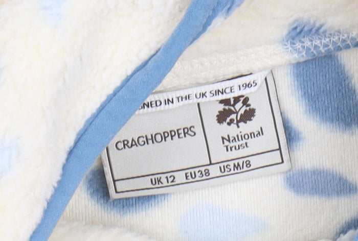 Craghoppers Women's Ivory Blue Pullover Sweatshirt M