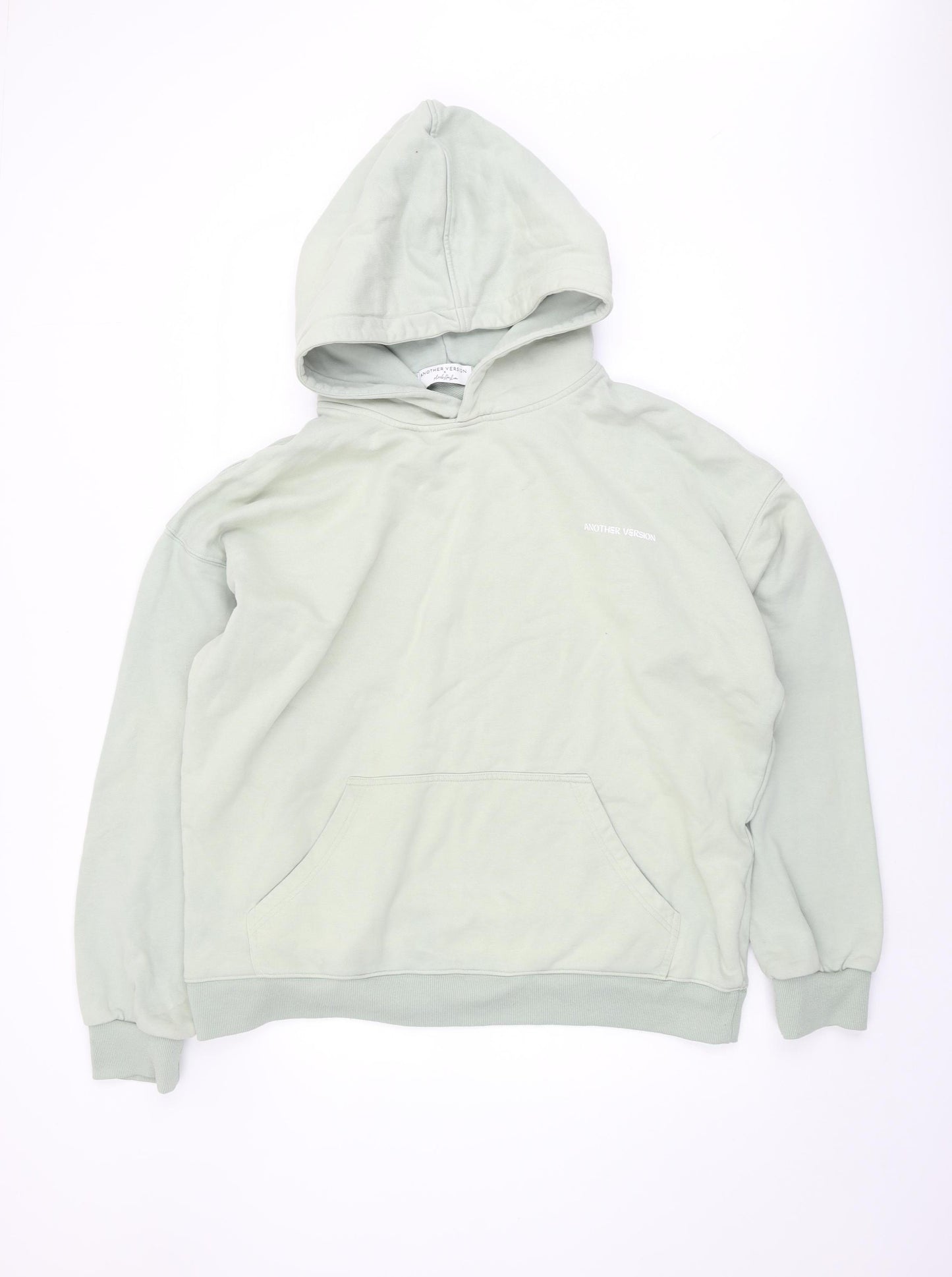 Another Version Men's Green XL Pullover Hoodie
