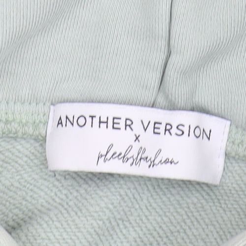 Another Version Men's Green XL Pullover Hoodie