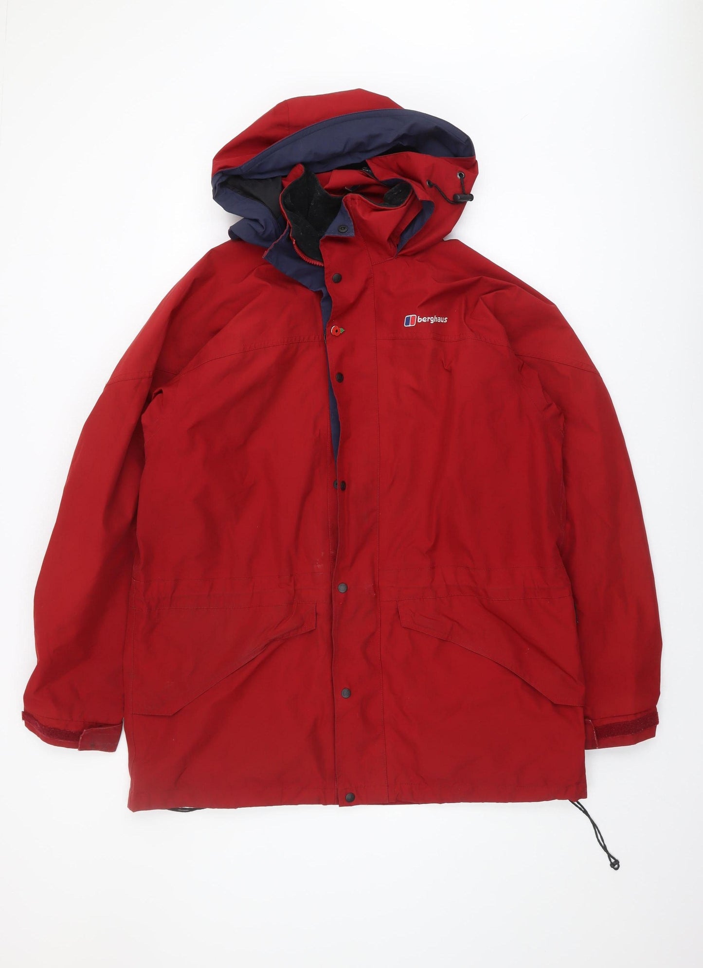 Berghaus Mens Red Anorak Jacket L Waterproof Outdoor