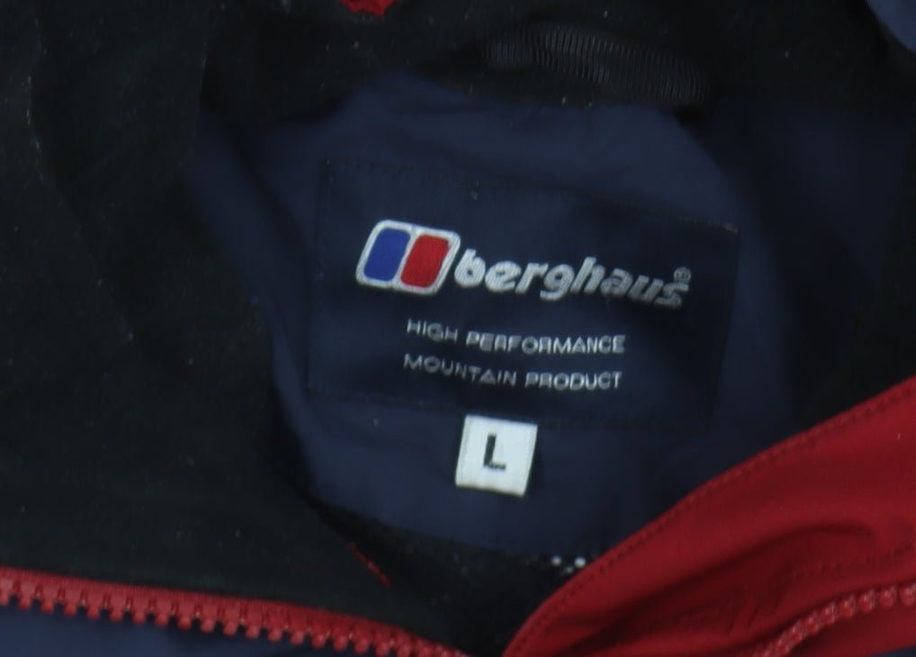 Berghaus Mens Red Anorak Jacket L Waterproof Outdoor