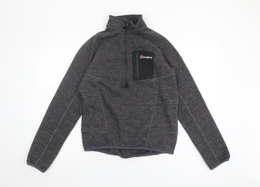 Berghaus Unisex Grey Fleece Pullover Sweatshirt S