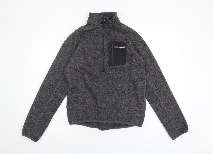 Berghaus Unisex Grey Fleece Pullover Sweatshirt S