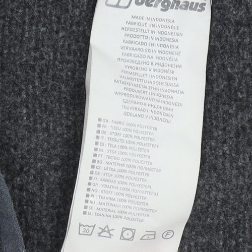 Berghaus Unisex Grey Fleece Pullover Sweatshirt S