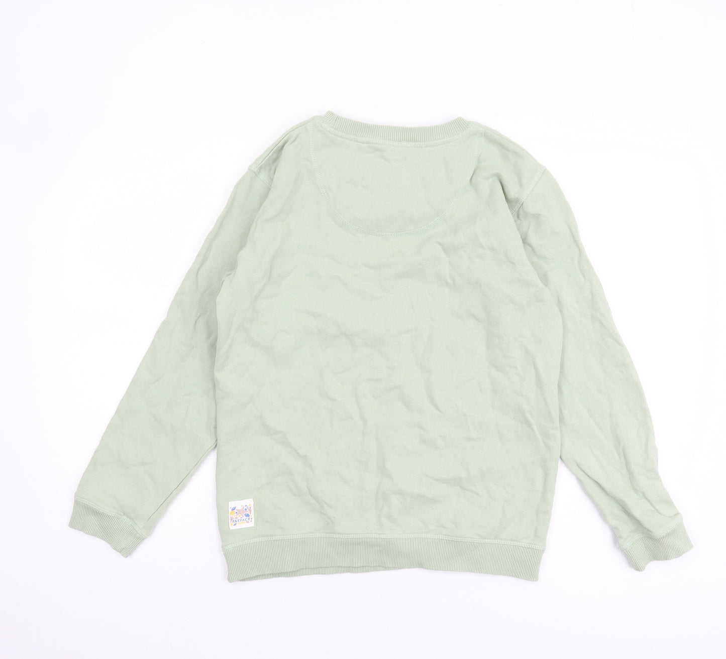 Fatface Girls Green Pullover Graphic Print Sweatshirt 12-13