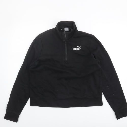 Puma Black Pullover Sweatshirt Unisex M