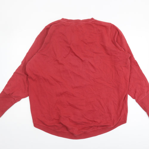 Nümph Women's Red Pullover Sweatshirt L
