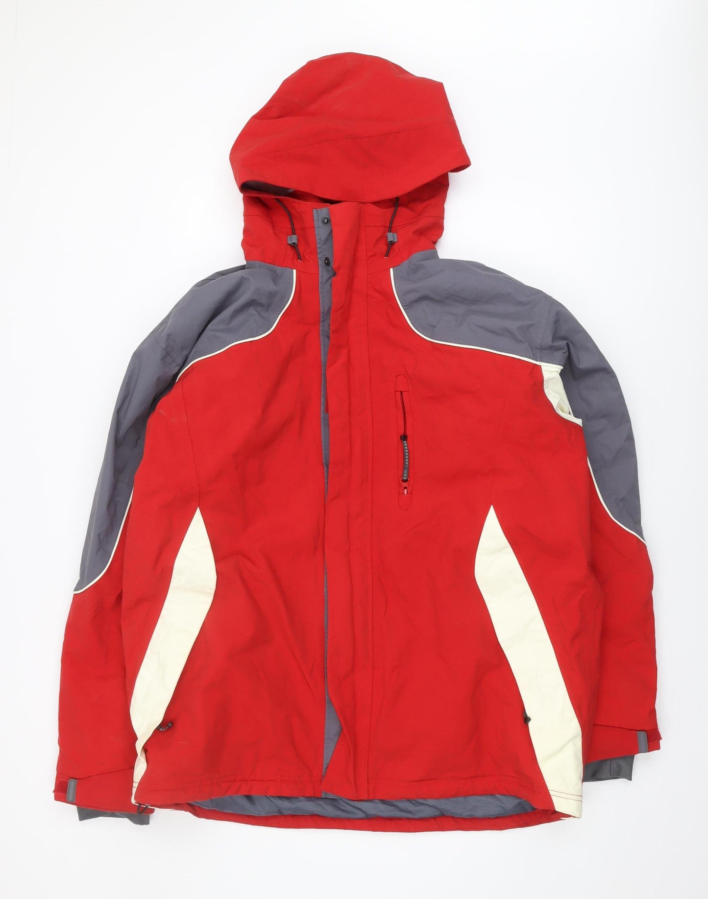 Marks and Spencer Men's Red Hooded Jacket L