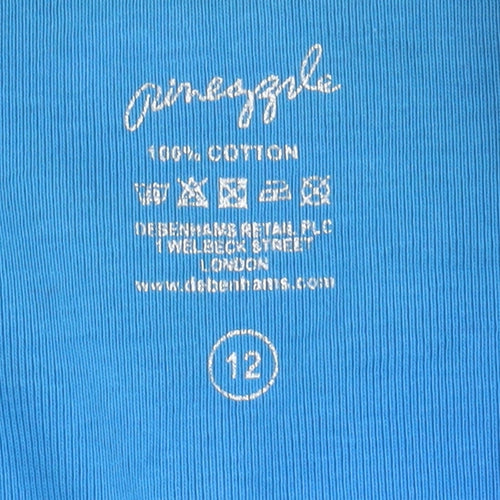 Pineapple Women's Blue Basic Jacket, Size 12, Casual Style