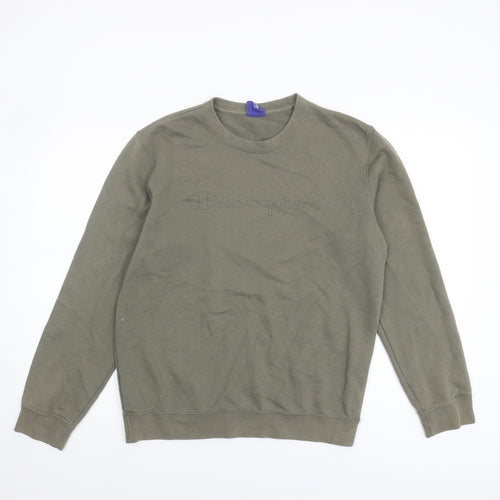 Champion Men's Green Medium Pullover Sweatshirt