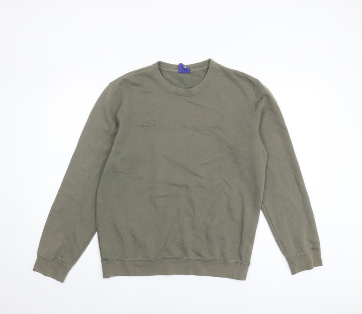 Champion Men's Green Medium Pullover Sweatshirt