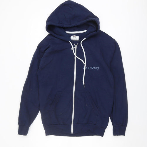Anvil Men's Blue Full Zip Hoodie S - Hooded & Graphic Print