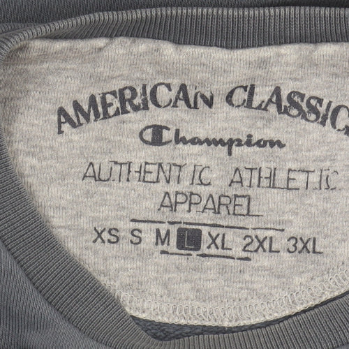 Champion Men's Blue Pullover Sweatshirt - Size L
