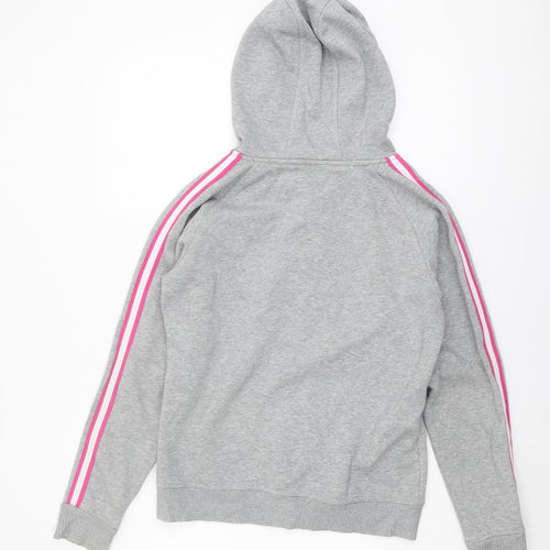 Champion Women's Grey Full Zip Hoodie Size 12