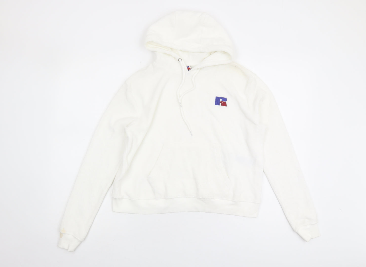 Russell Athletic Unisex White XS Pullover Hoodie