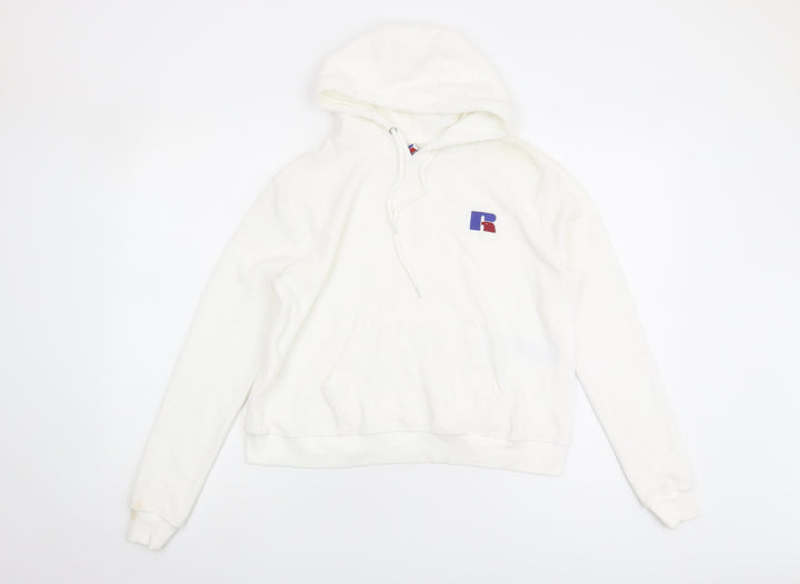 Russell Athletic Unisex White XS Pullover Hoodie