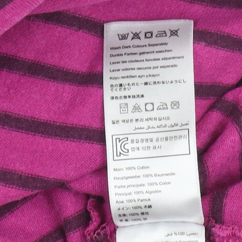 Joules Women's Pink Striped Shift Dress Size 10
