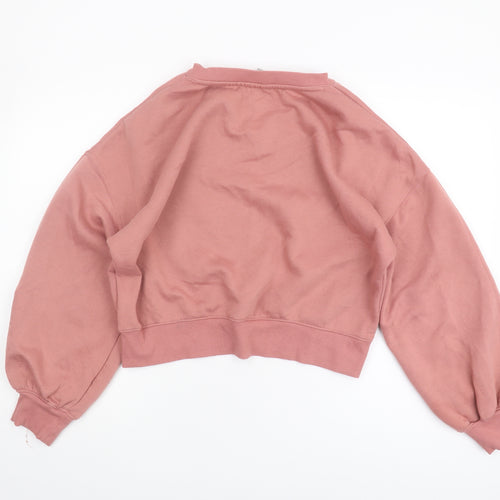 Disney Women's Pink Minnie Mouse Pullover Sweatshirt M