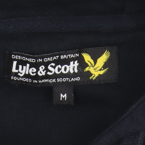 Lyle & Scott Men's Blue Hoodie M Pullover Style
