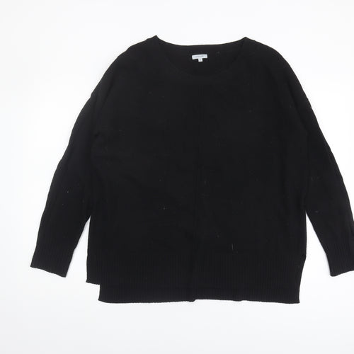 Jigsaw Women's Black M Pullover Wool Cashmere Jumper