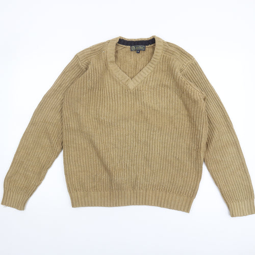 P.G. Field Beige V-Neck Pullover Jumper, Unisex S