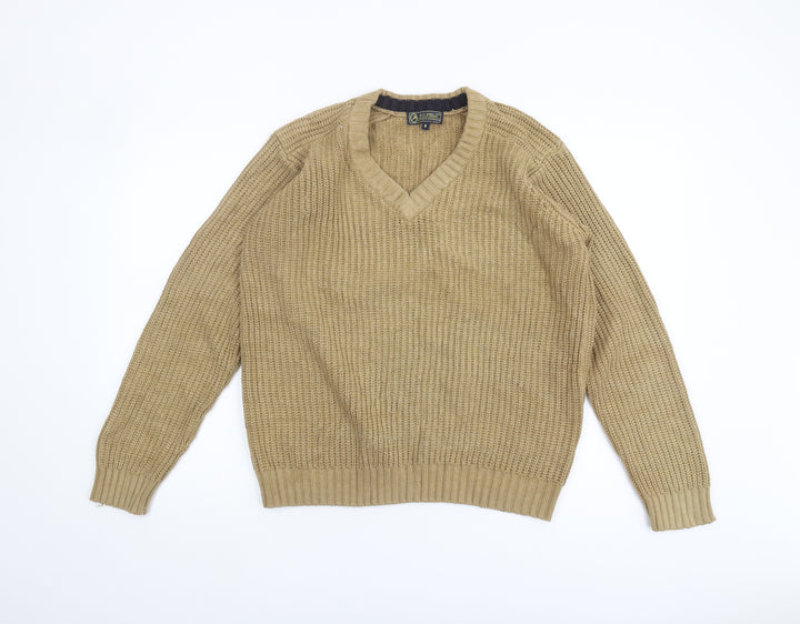 P.G. Field Beige V-Neck Pullover Jumper, Unisex S