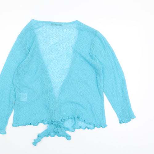 Isle Women's Blue Wrap Jumper L
