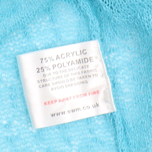 Isle Women's Blue Wrap Jumper L