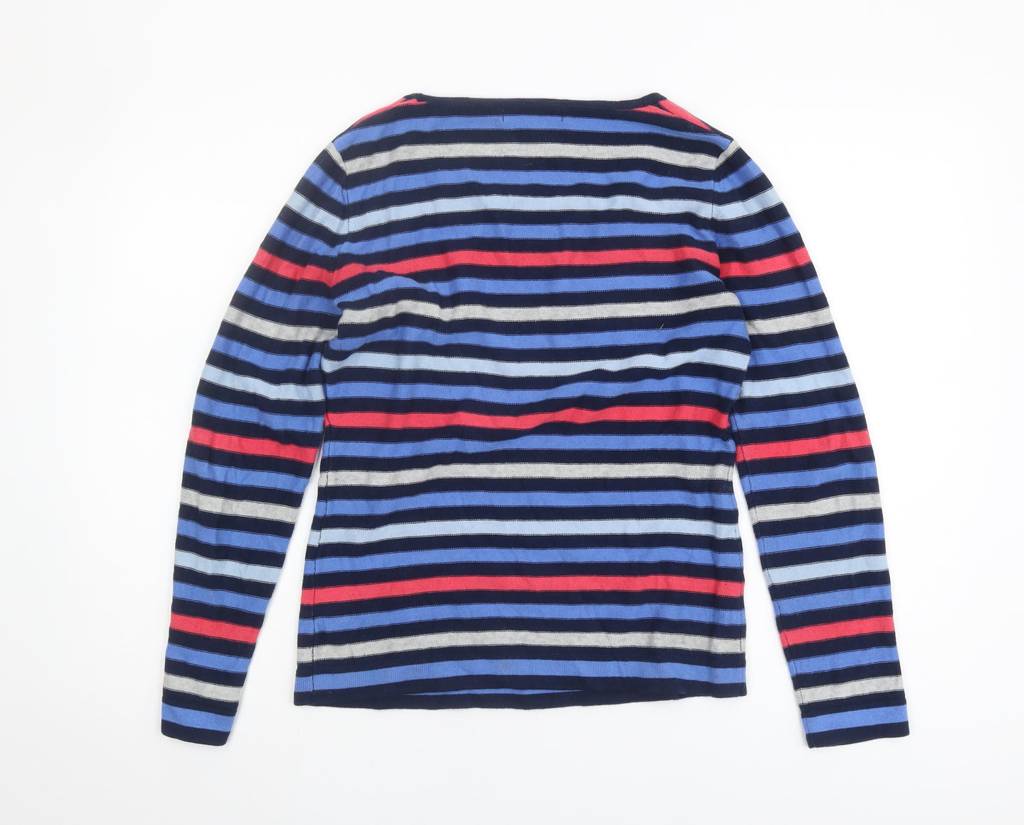 Lakeland Women's Multicoloured Striped Jumper Size 10