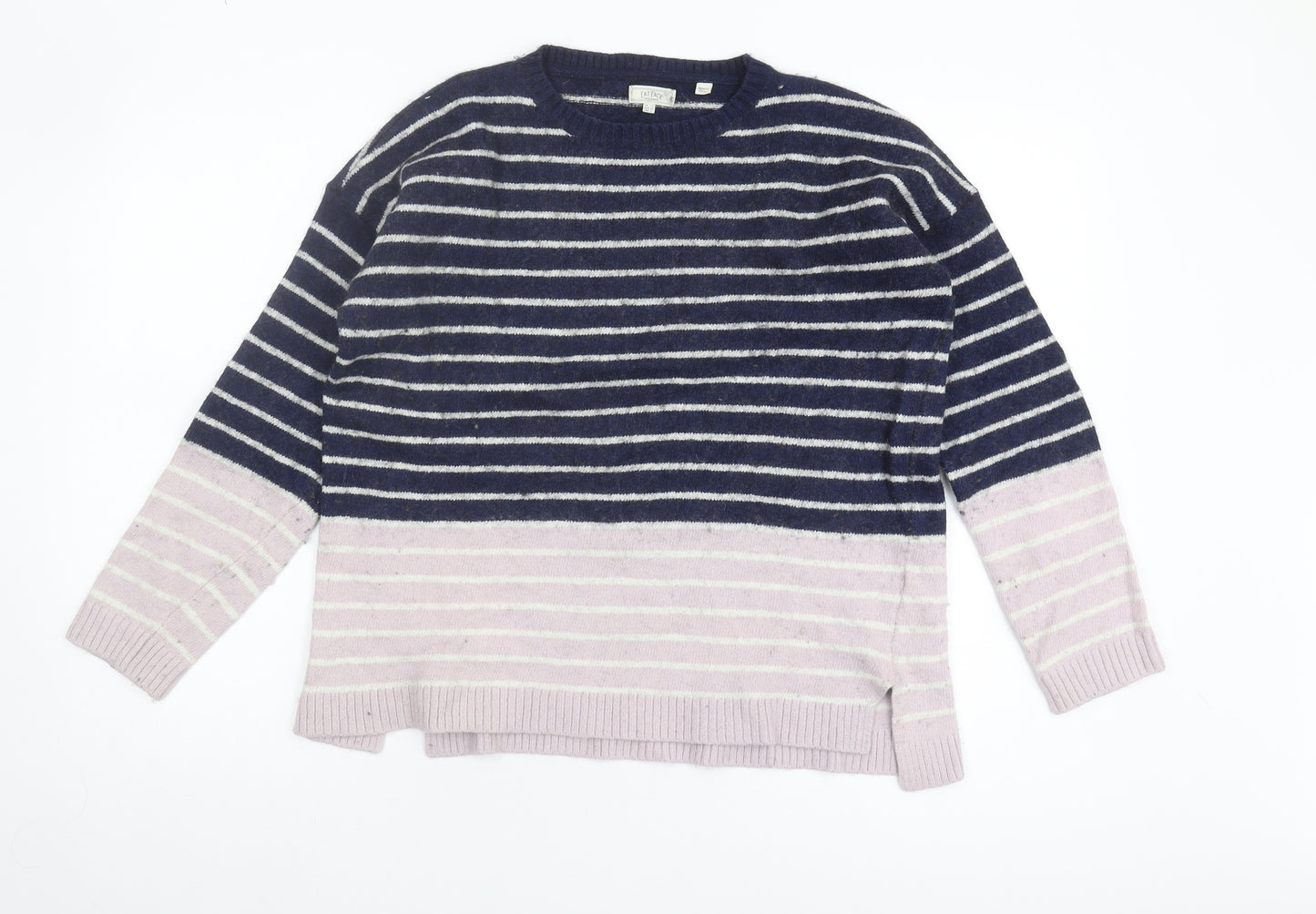 Fat Face Women's Multicoloured Striped Jumper Size 10