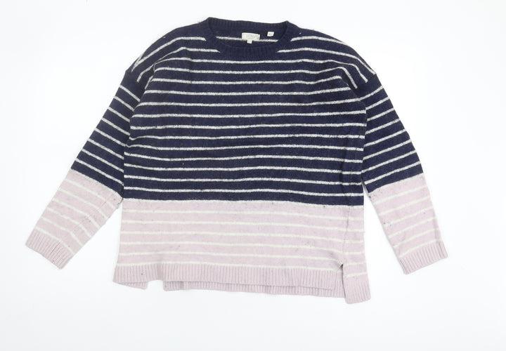 Fat Face Women's Multicoloured Striped Jumper Size 10