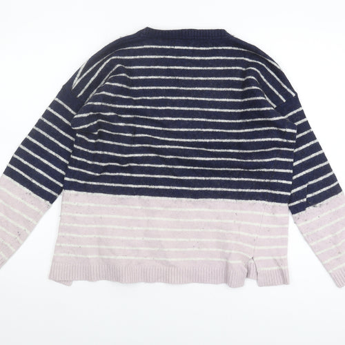 Fat Face Women's Multicoloured Striped Jumper Size 10