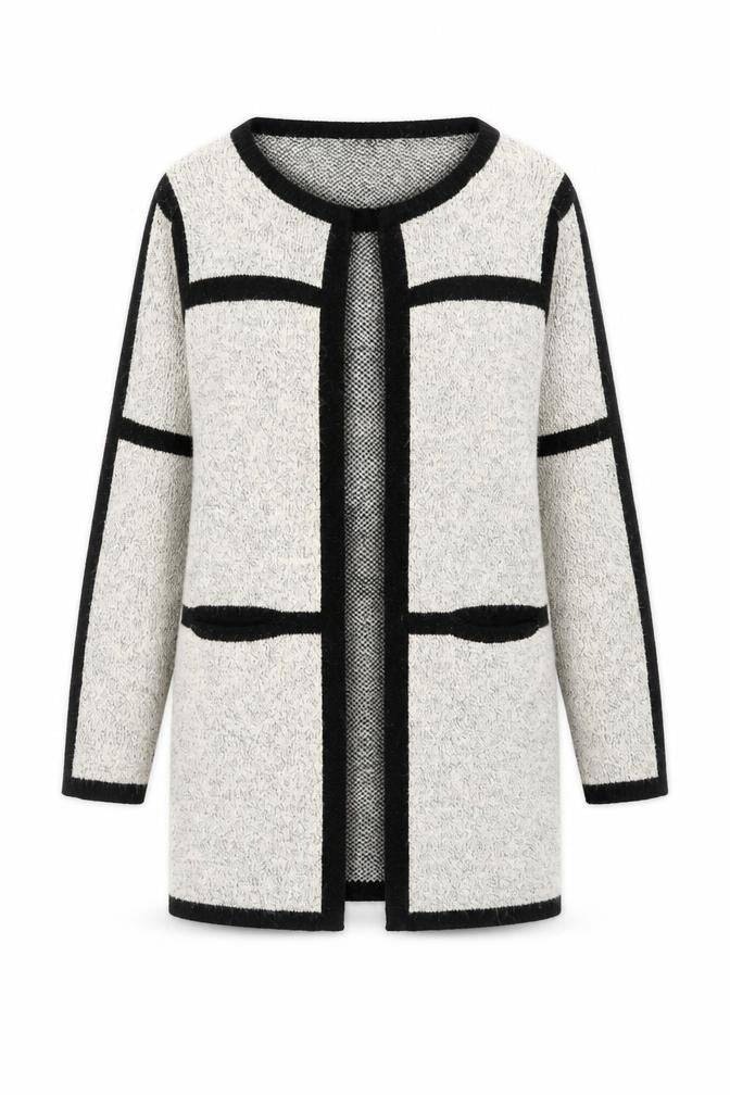 Izabel London Women's Beige Cardigan UK Size 8